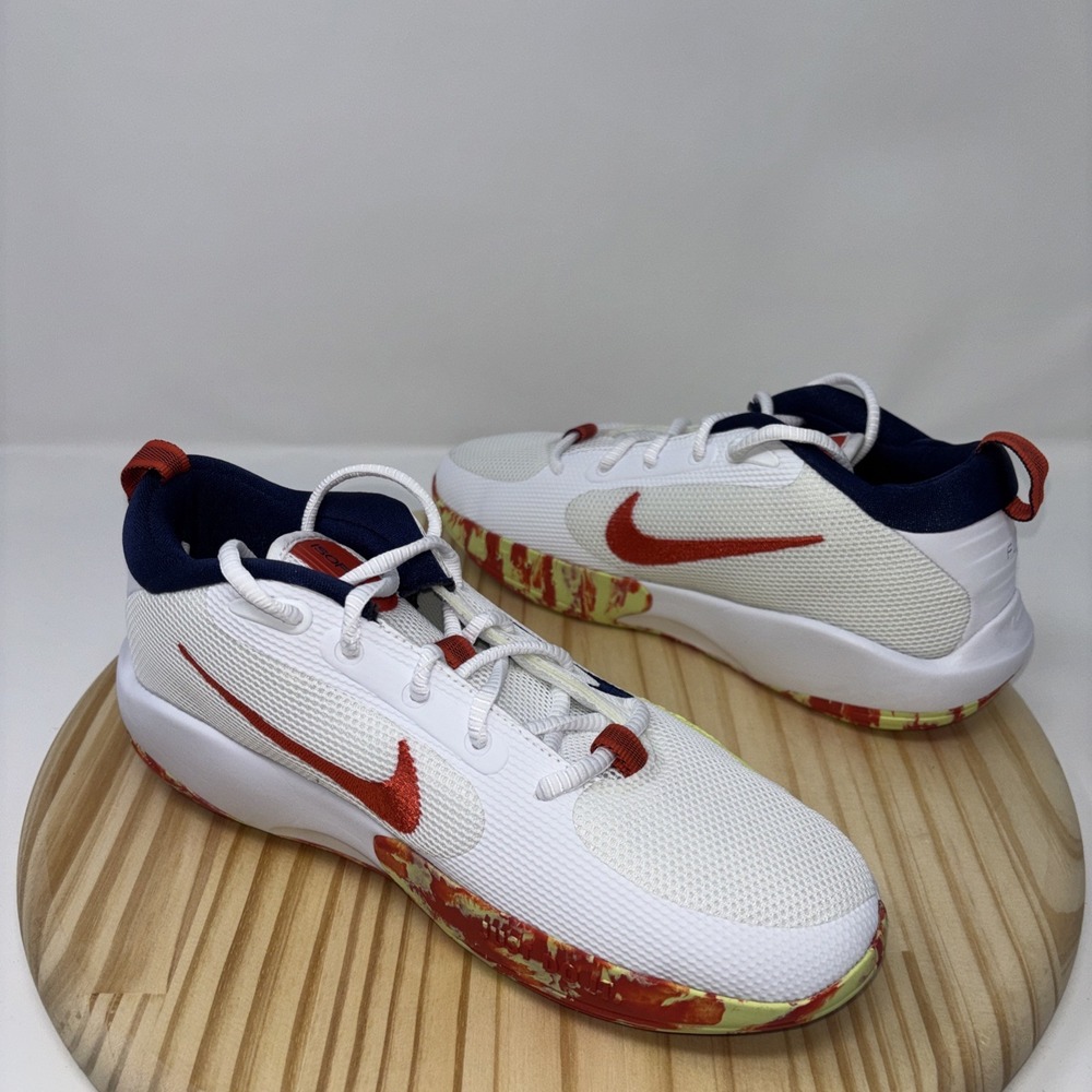 Nike IsoFly GS 'White Limelight Midnight Navy' HJ3866-100 Kids Sz6Y - Picture 7 of 10